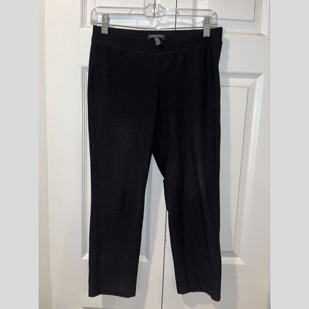 Eileen Fisher Black High Rise Capri pants  Women’s Size PP